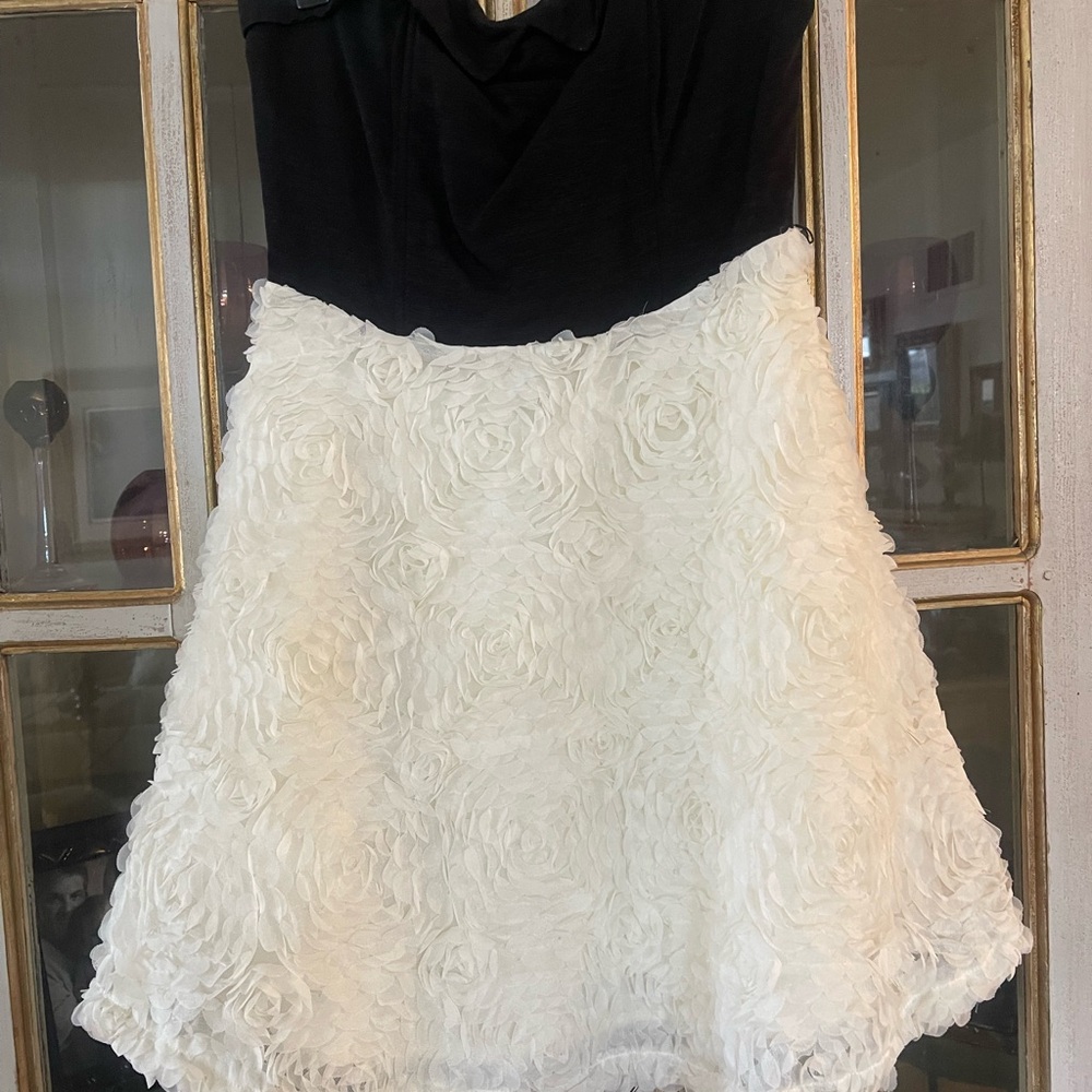 Forever 21 Black and White Dress for Teens - S